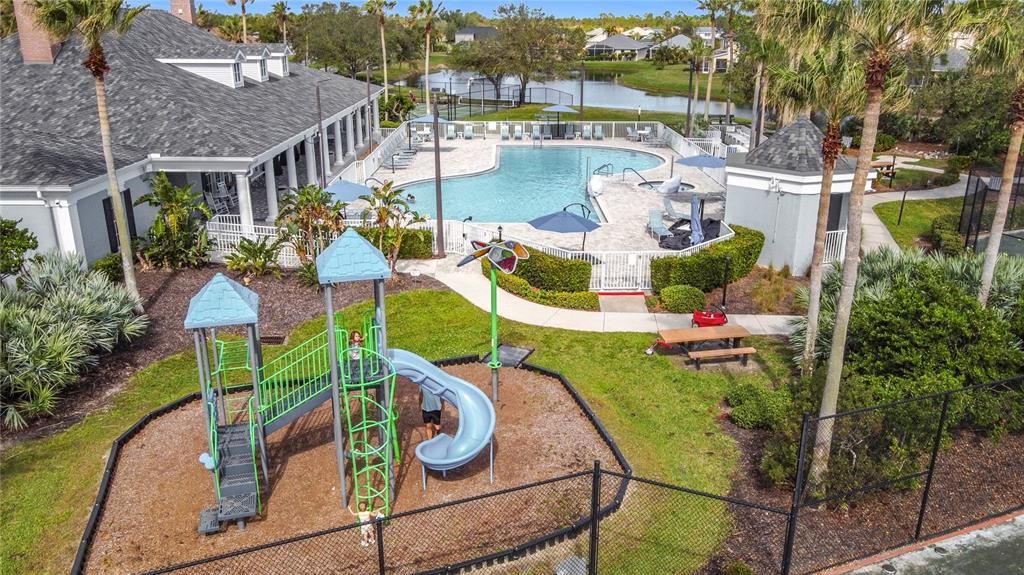 Community Playground and pool