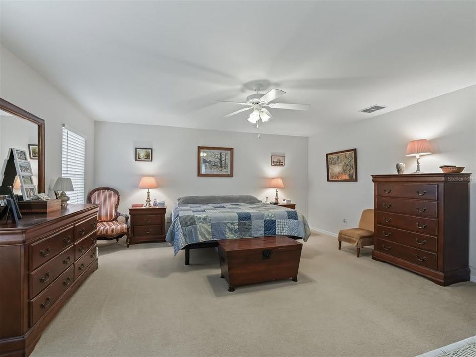 Large primary bedroom