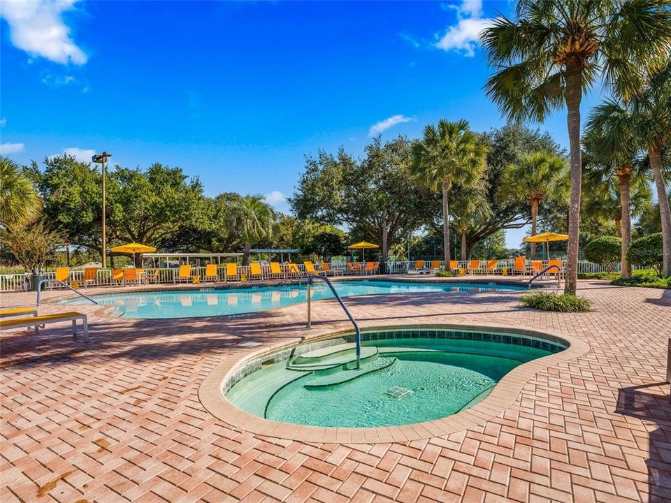 Outdoor pool & Hot tub