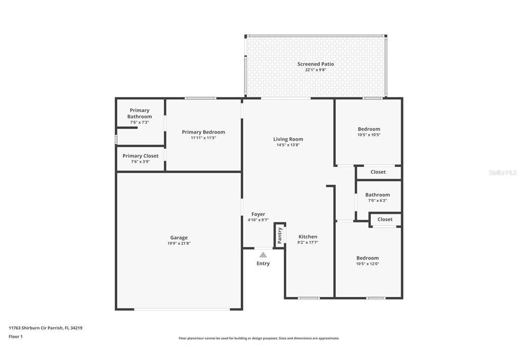 For Sale: $329,000 (3 beds, 2 baths, 1125 Square Feet)