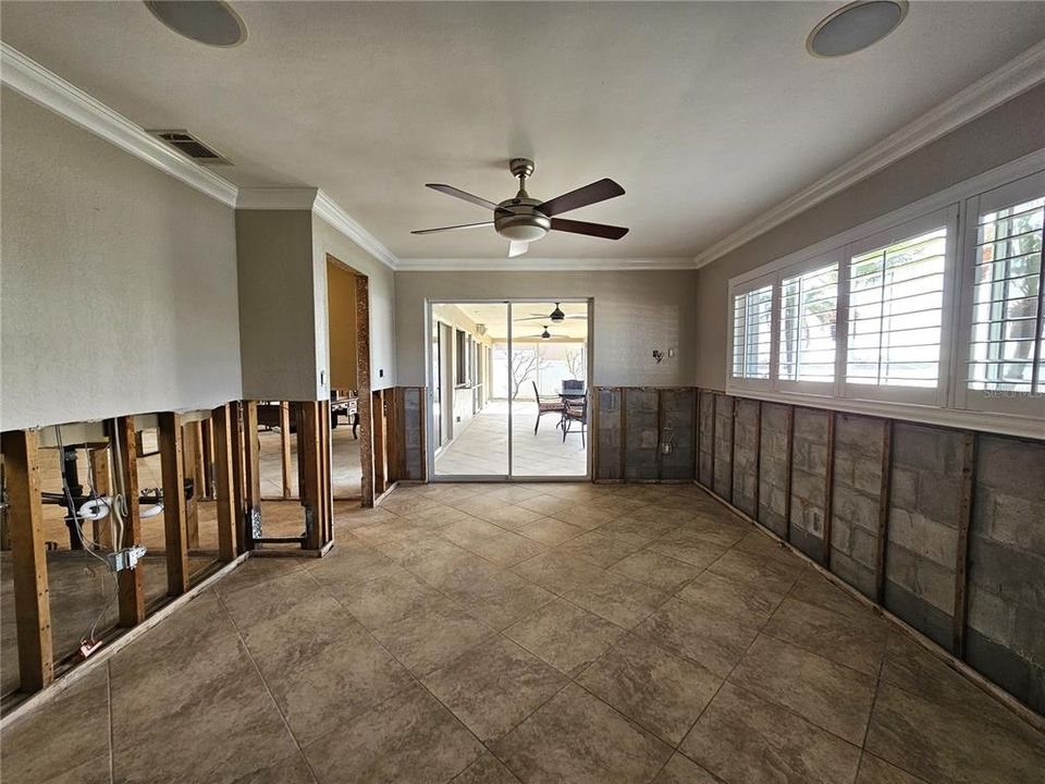 Bedroom #2 has beautiful water views, sliders to lanai and a Jack n Jill bath between this bedroom and Bedroom #3!