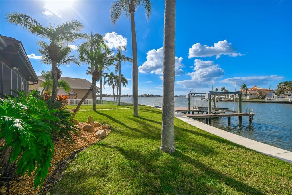 Tropical landscaping & a New Seawall!!!