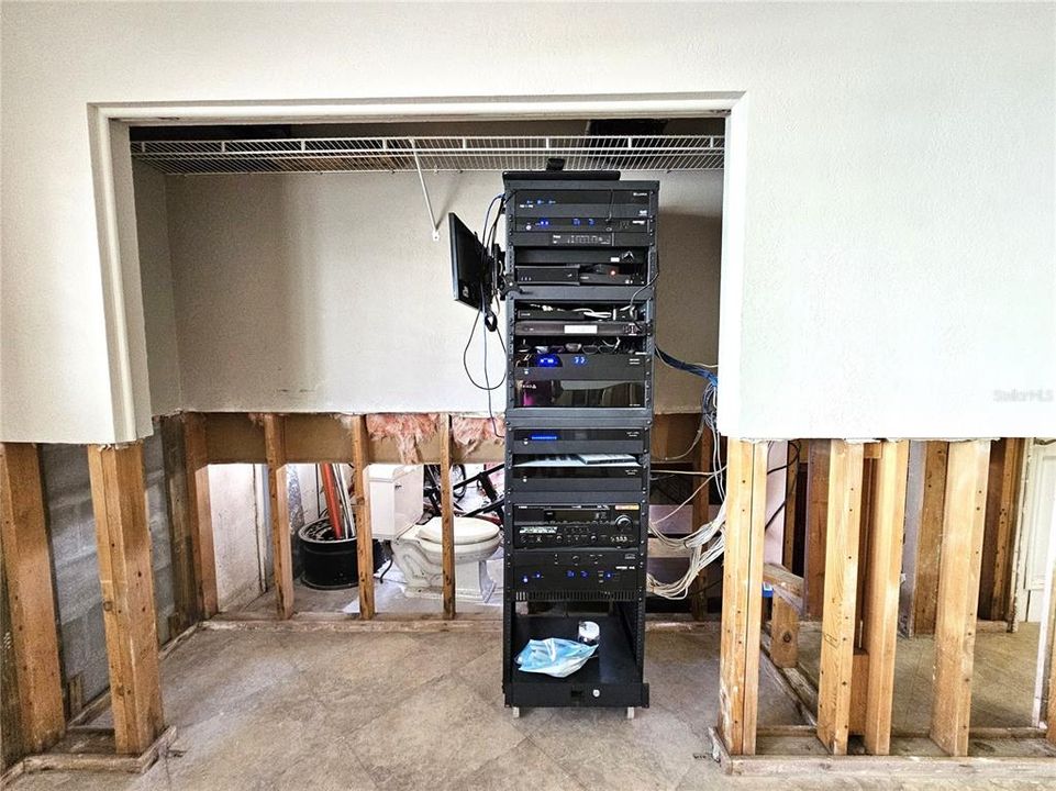 Laundry Room with Half Bath & entrance to the Garage!