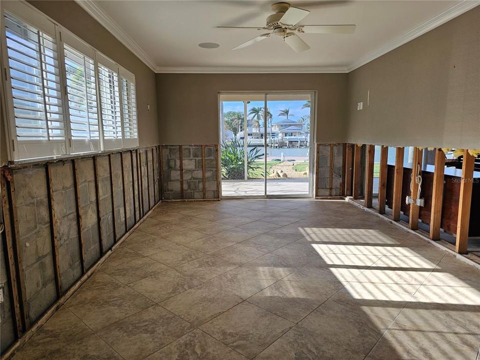 The Spacious Master Suite has sliders that open to the Lanai!! Wouldn't you love to wake up to this amazing water view?