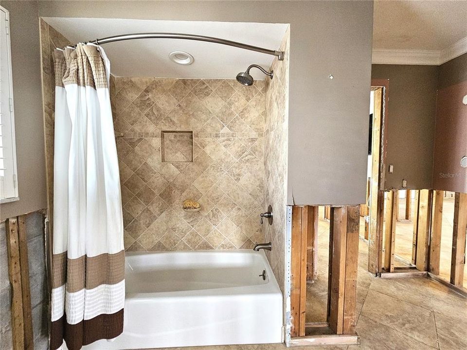 View of the vanity area in the Jack and Jill Bath.