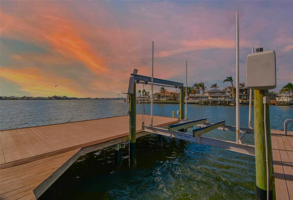 Calling all Boaters!!! This home is 2nd from the end of a finger on Boca Ciega Bay!!!