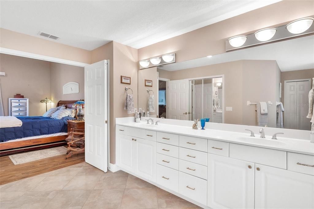 Primary Bathroom with Dual Sinks