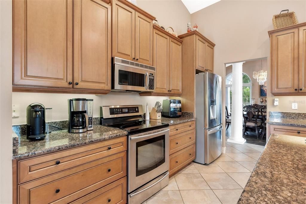 Kitchen with Stainless Steel Appliances