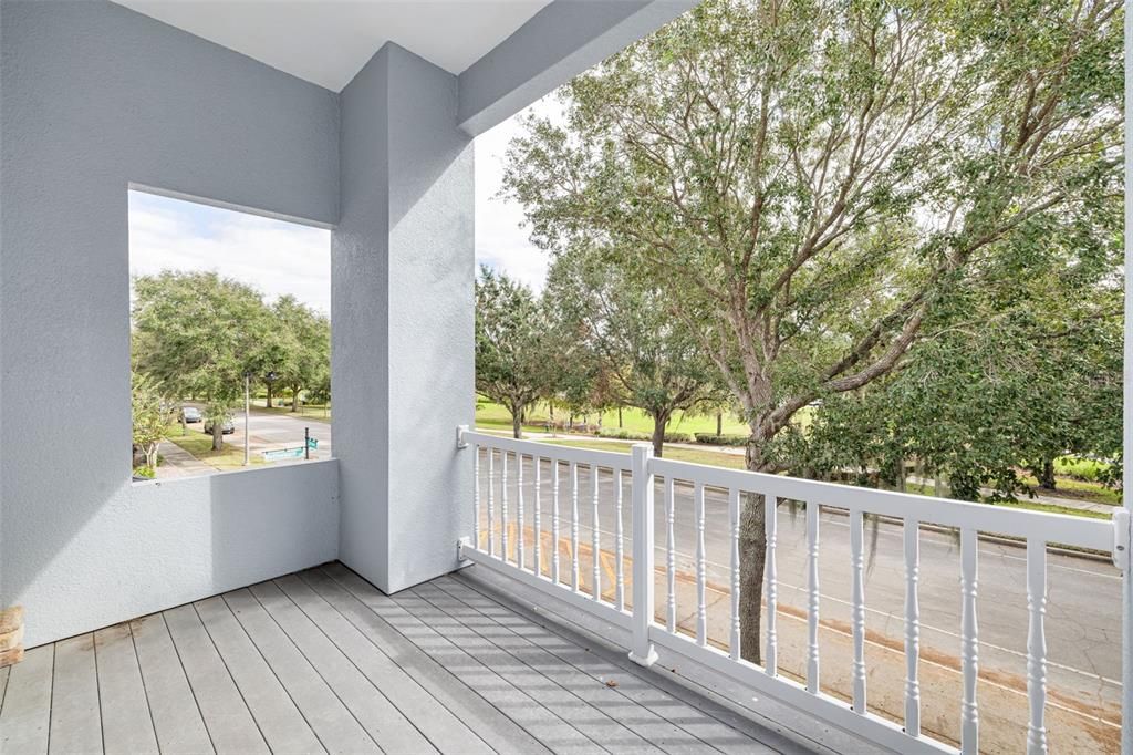 Balcony off loft