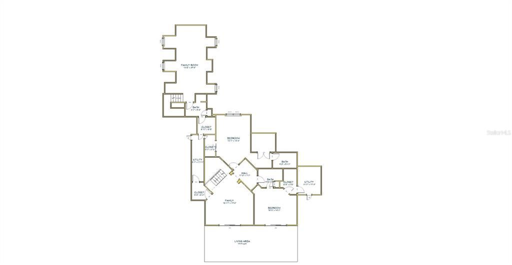 Detailed floor plan 2nd floor