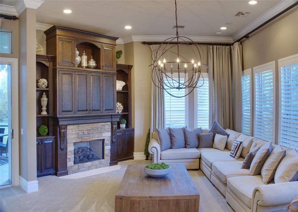 Family Room Open to Kitchen