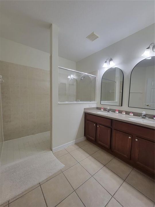 Master bath with walk in shower