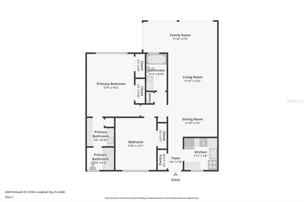 For Sale: $537,000 (2 beds, 2 baths, 1072 Square Feet)