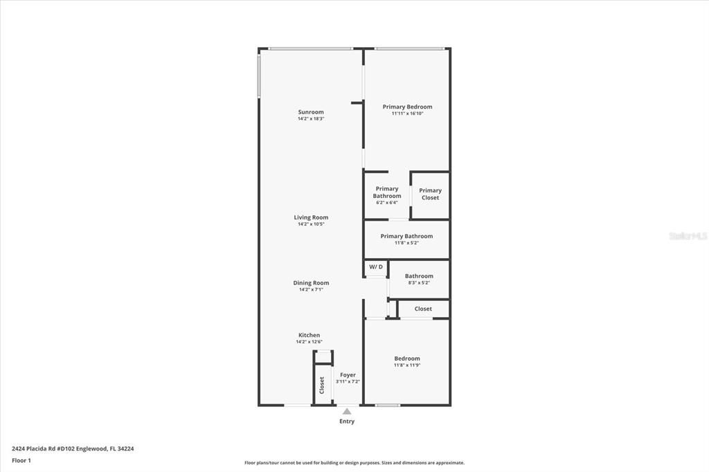 For Sale: $624,000 (2 beds, 2 baths, 1405 Square Feet)