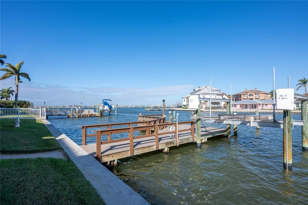 great seawall with wide walk area