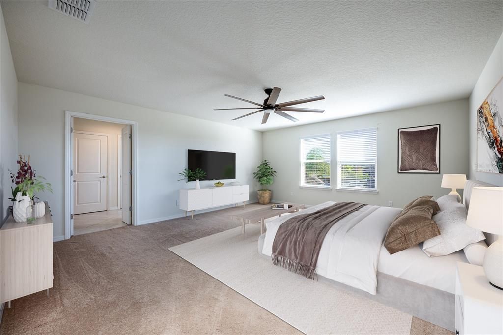 The remaining bedrooms can all be found on the second floor, including your generous PRIMARY SUITE tucked away behind double doors with its own TWO SIDED WALK-IN CLOSET and well appointed private en-suite. Virtually Staged.