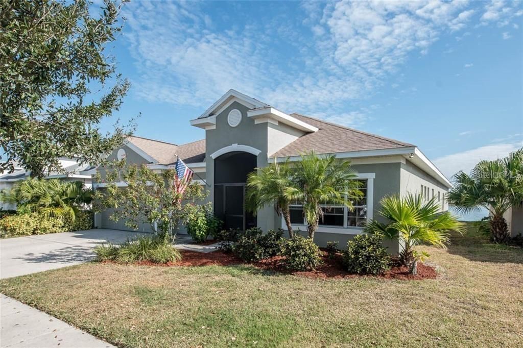 This house sits on a looped street in a gorgeous gated community with very little traffic