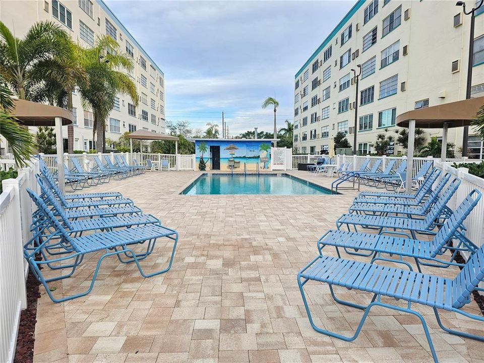 One Of Four Heated Pools in Town Shores, Two Are Waterfront.