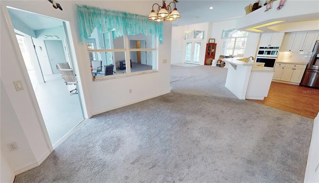 Dining area of kitchen