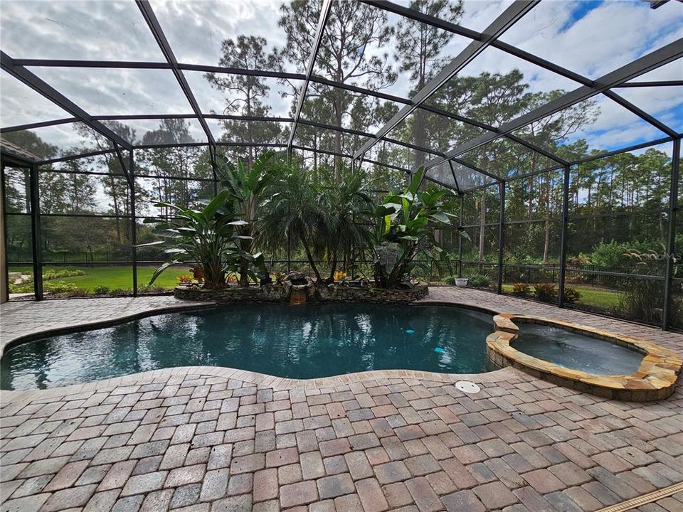 Outdoor kitchen area