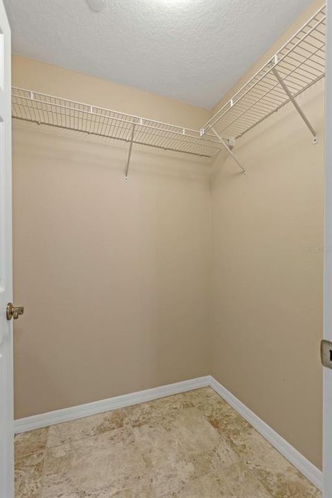 Master walk-in closet