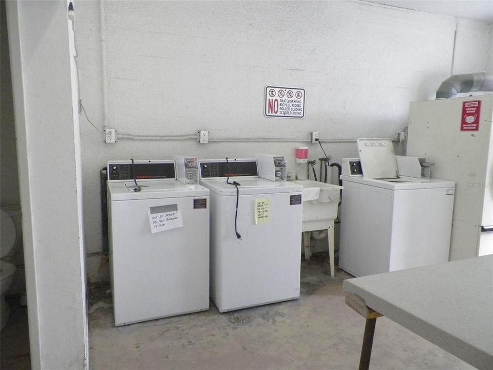 community laundry room