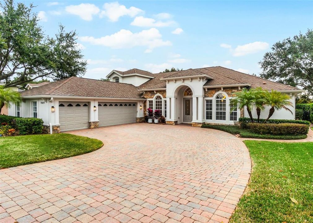 Welcome Home - Highly Sought - Open Floor Plan W/3 Way Split, 3+ Car Garage & Conservation View.