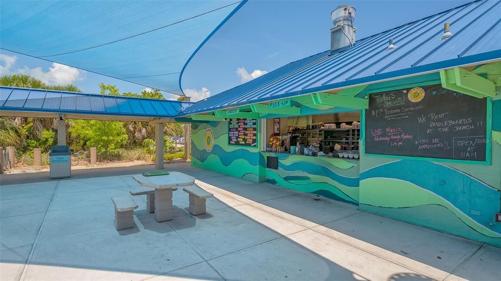 The Lido Beach public pavilion.