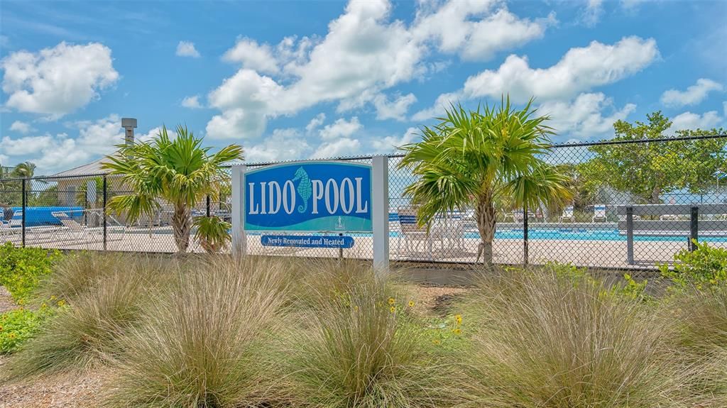 The Lido Beach public pool.