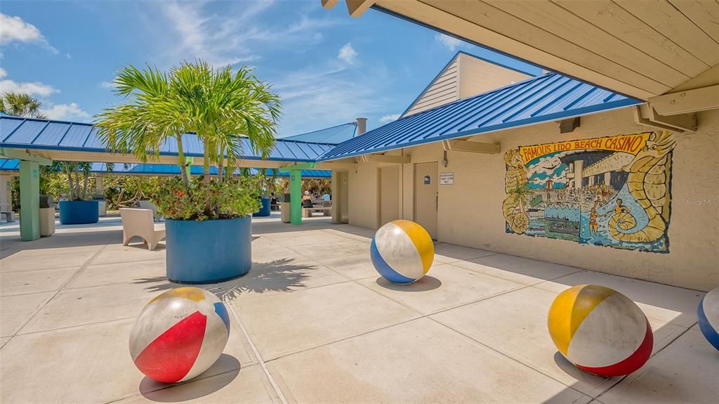 The Lido Beach public pavilion.