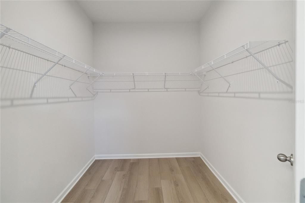 Master walk-in closet