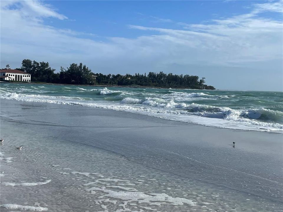 Beach looking at Lido Key