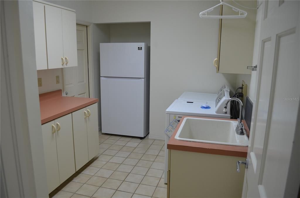 roomy laundry room