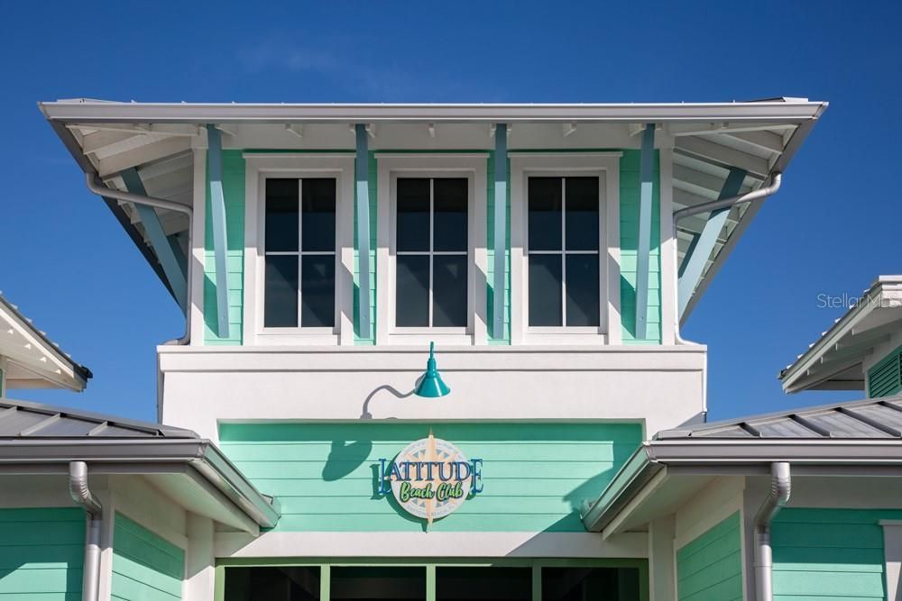 Beach Club Entrance.