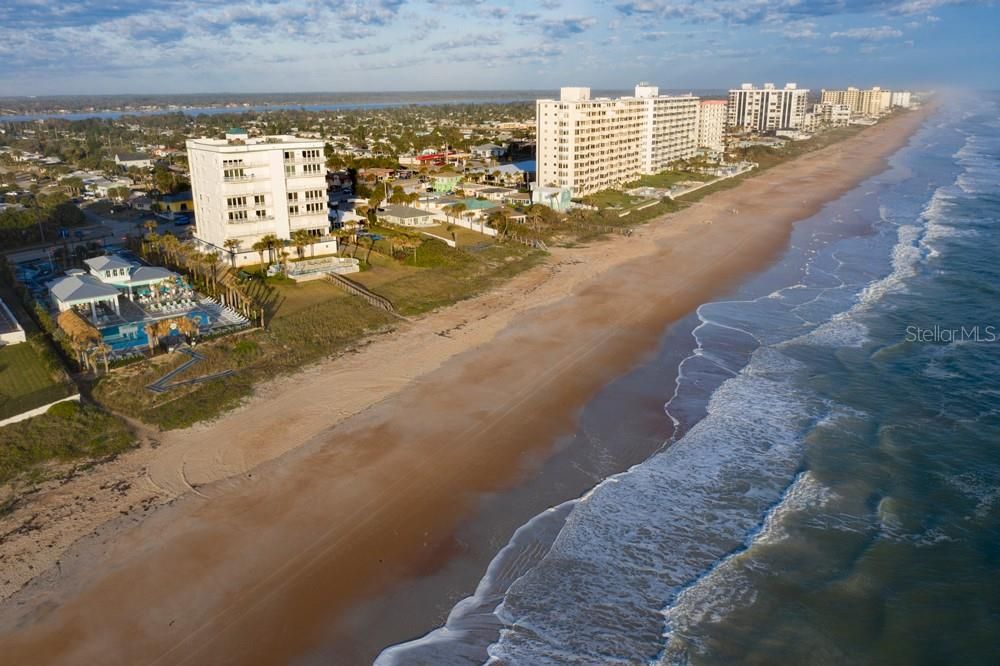 Aerial view of the Beach Club.