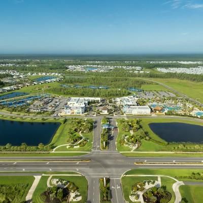 Aerial view of Margaritaville. This community has something for everyone!