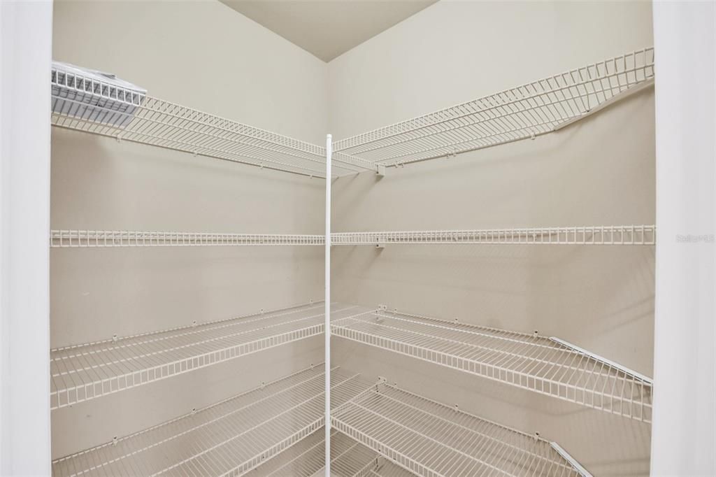 Huge pantry in kitchen