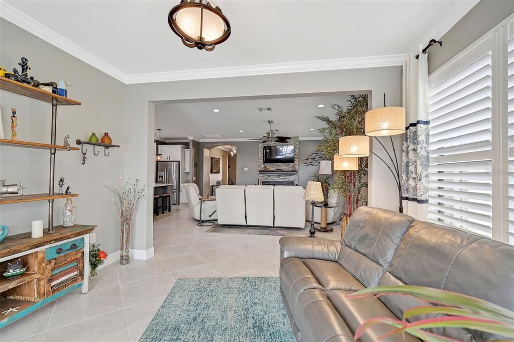 Additional Florida Sunroom off the main living area before going out to the pool area