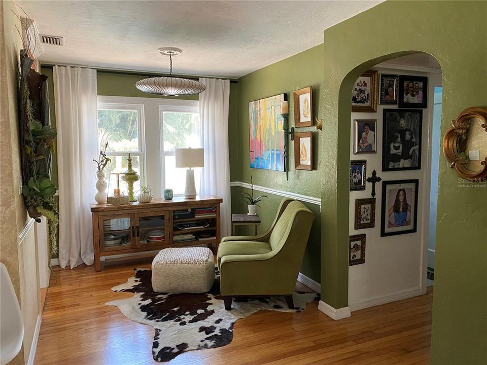 Virtually Staged area off kitchen.