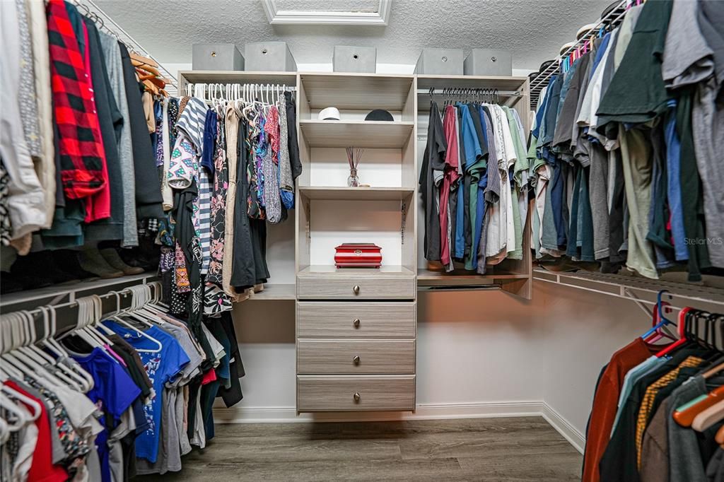 Customer Walk-In Closet-Primary Bedroom