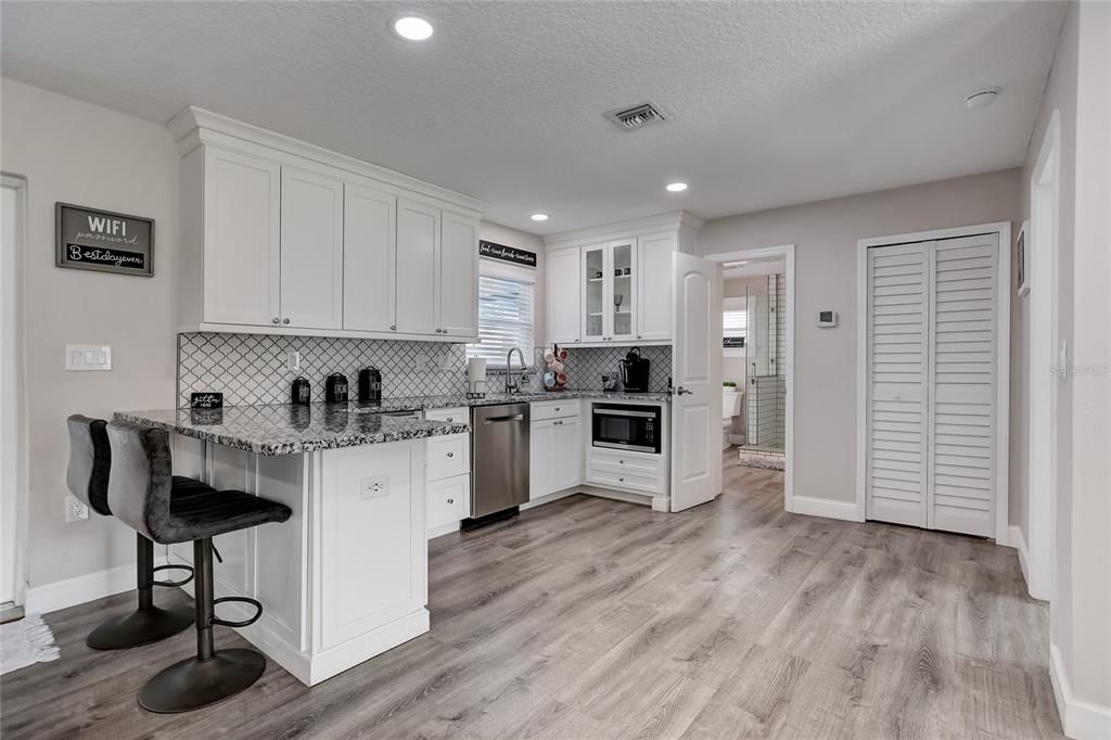 Bridal suite kitchen