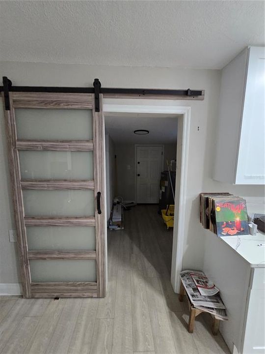 Laundry Room entrance from the Kitchen.