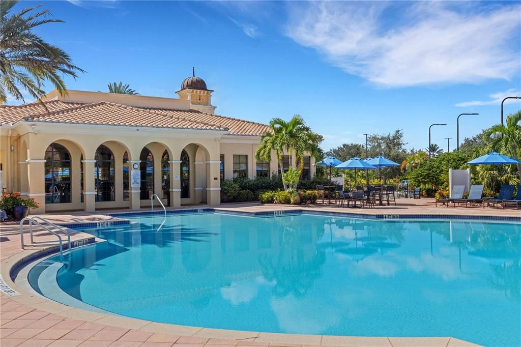 Pool with Tiki Bar...