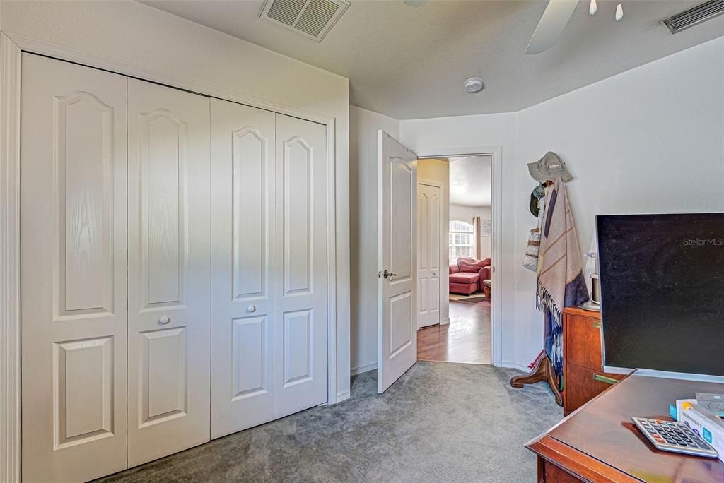 There are built in closets in the third bedroom, as well.