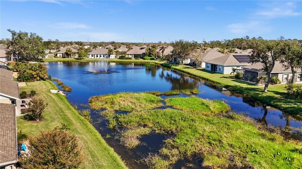 VIEW OF THE POND BEHIND 272 PARK FOREST BLVD