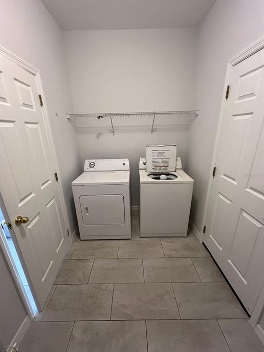 Laundry Area across from Pantry