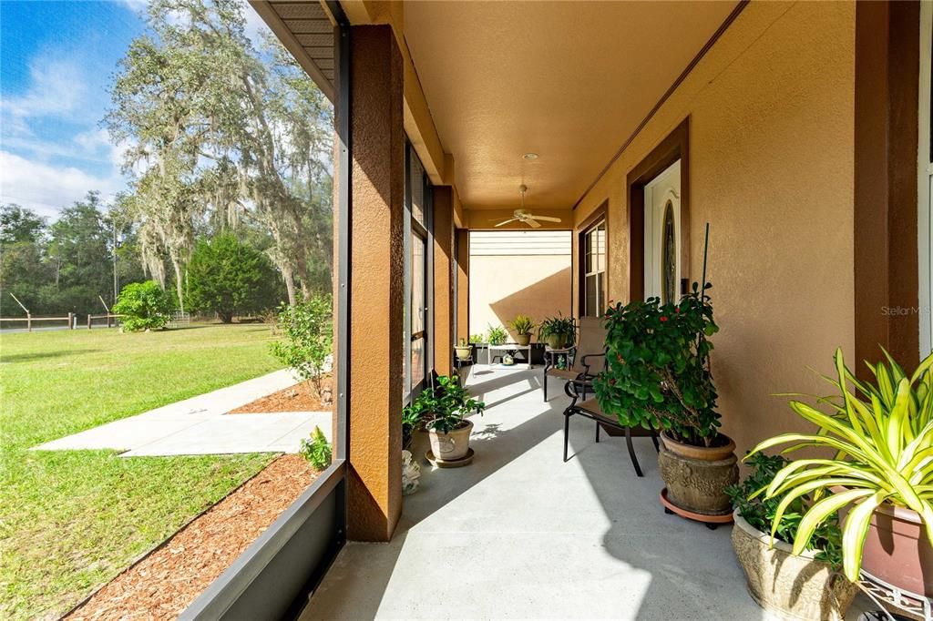 Front Porch- Inside