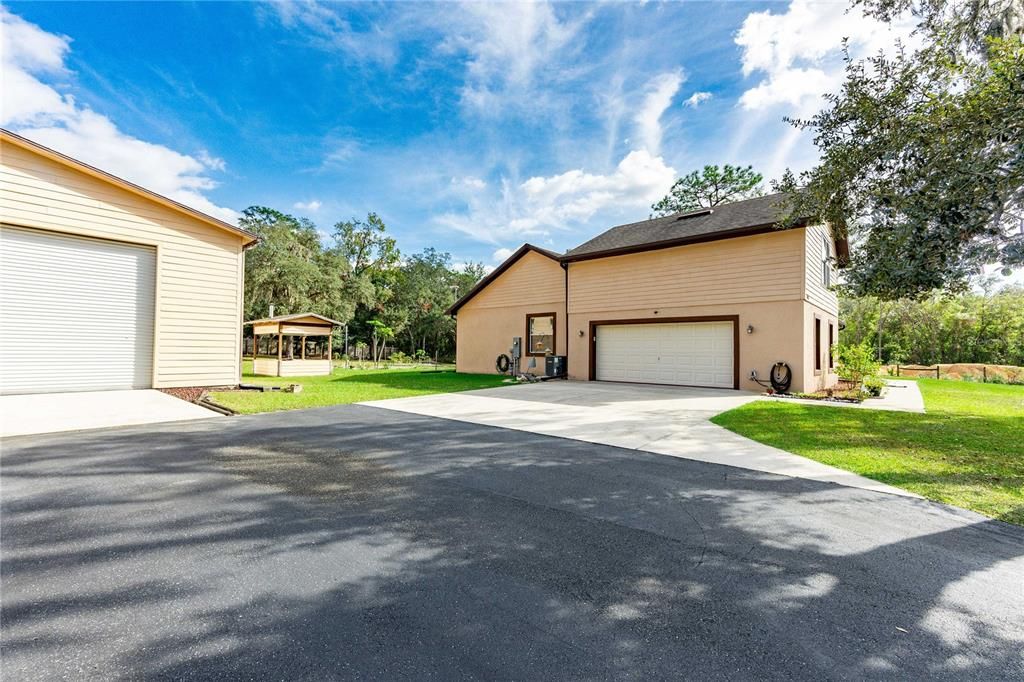 Driveway to Garages