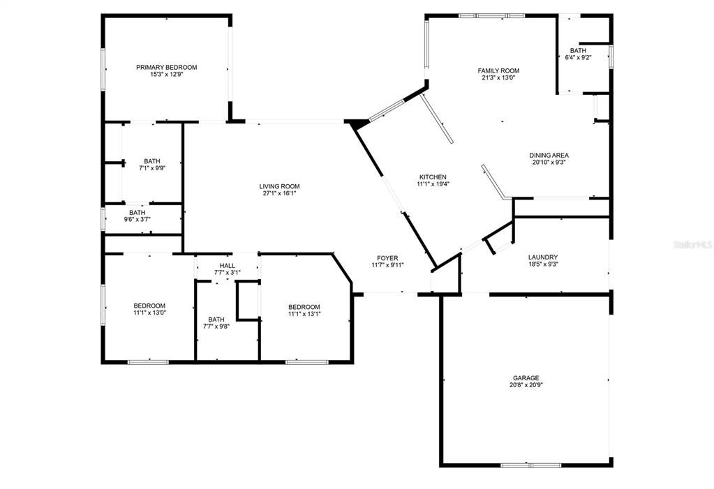 На продажу: $895,000 (3 спален, 3 ванн, 2257 Квадратных фут)