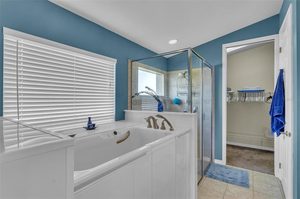 Accessible walk-in tub with Side walk-in glass shower